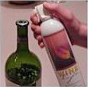 Step 1 of Saving Wine with Winelife – a 2 second spray.