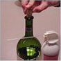 Step 2 of Wine Saving with Winelife – re-corking the bottle.